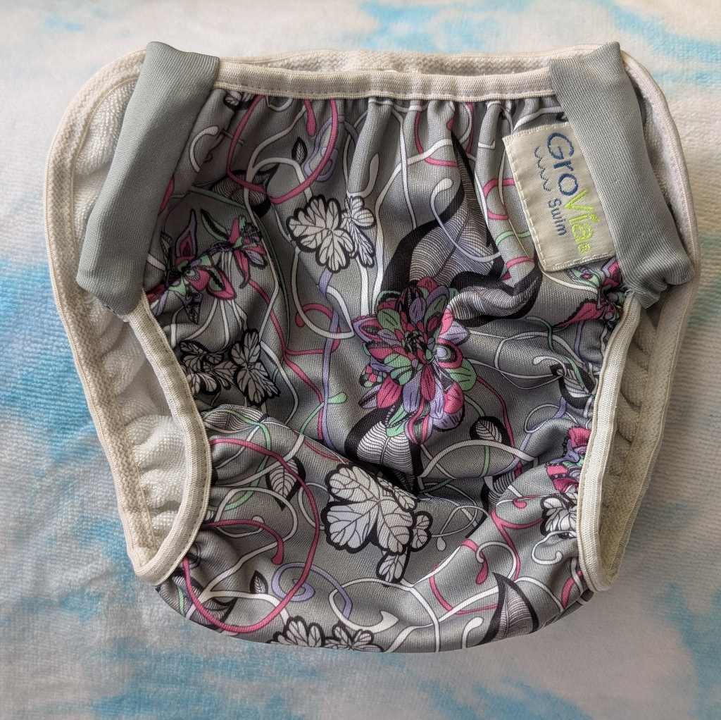 Grovia Size 2 Swim Diaper- Ophelia (Floral)